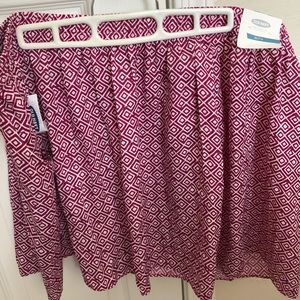 Old Navy pink and white shorts